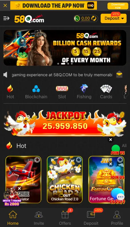 58Q Game Download APK